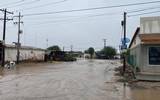 Inundaciones en la zona valle de Mexicali