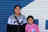 Sandra Hernández es una madre de familia que viajó con su hija desde Guatemala