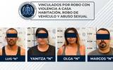 Los imputados se identificaron como Luis Alberto “N”, Marcos “N”, Olga Guadalupe “N” y Yanitza “N”
